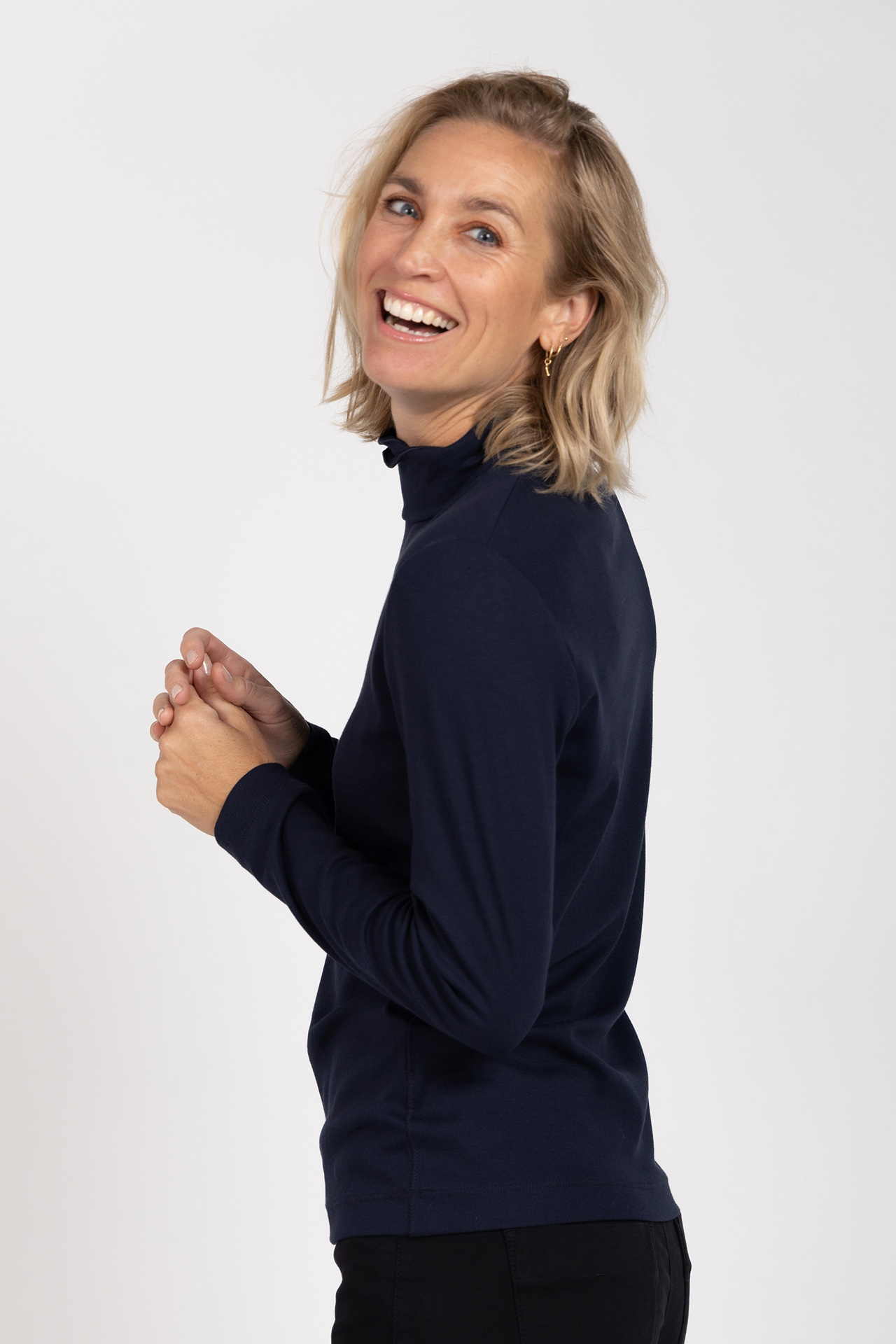 Zaida col t-shirt - Afbeelding 2