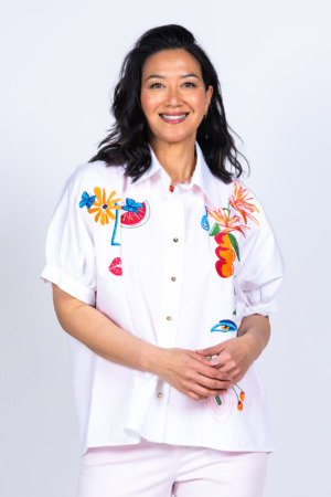 Caroline Biss blouse